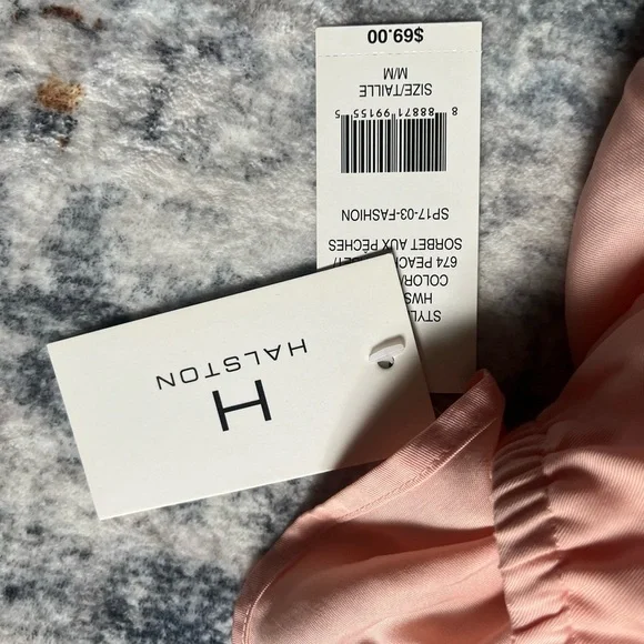 NWT Peach Off-Shoulder Ruffle Top - Picture 7 of 8